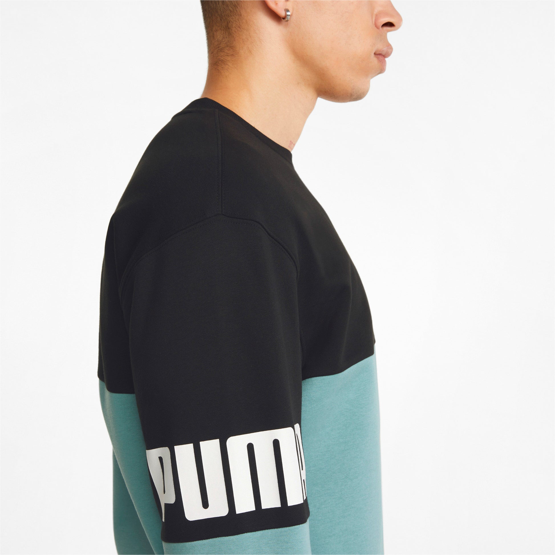 Power Colour-Blocked Crew Neck sweatshirt
