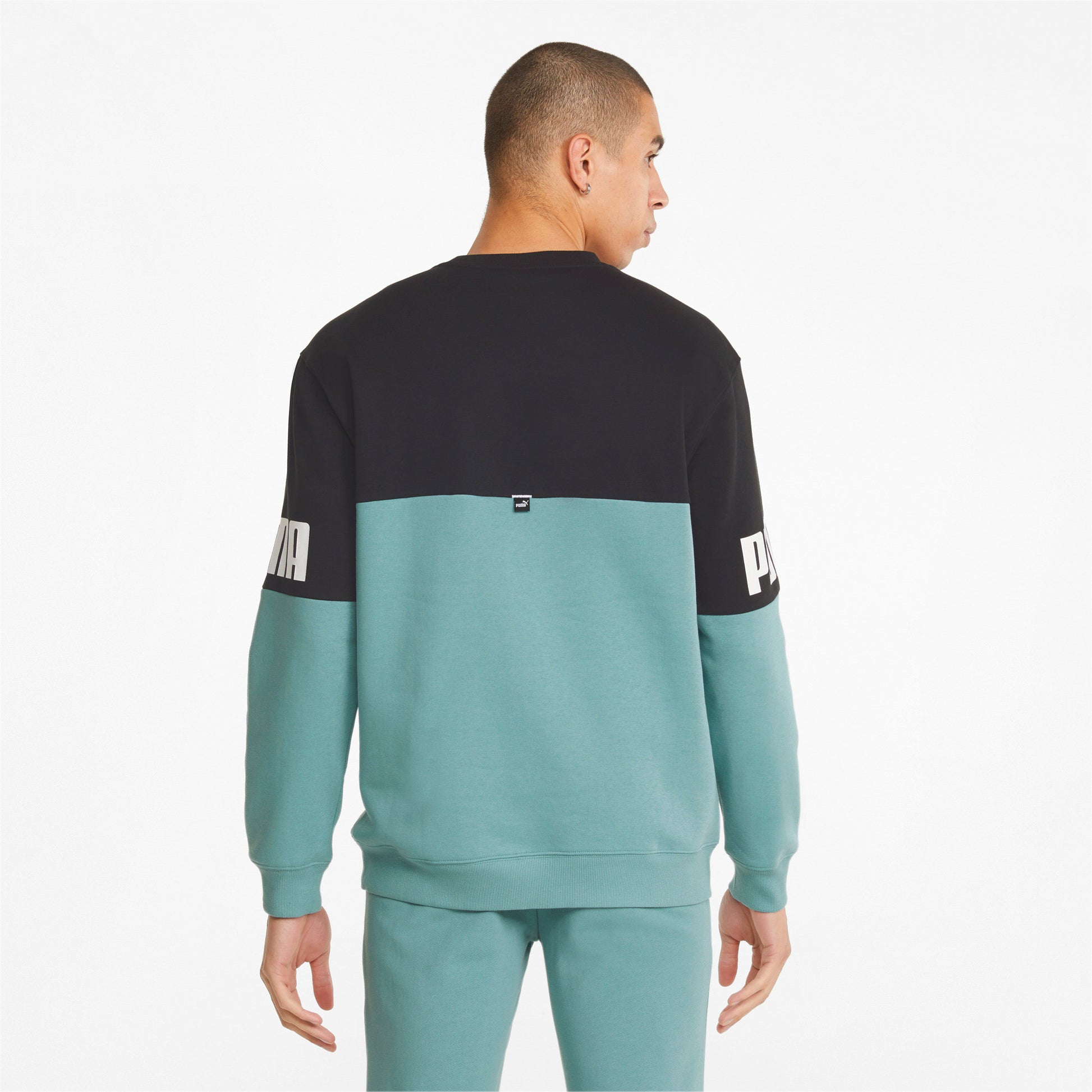 Power Colour-Blocked Crew Neck sweatshirt
