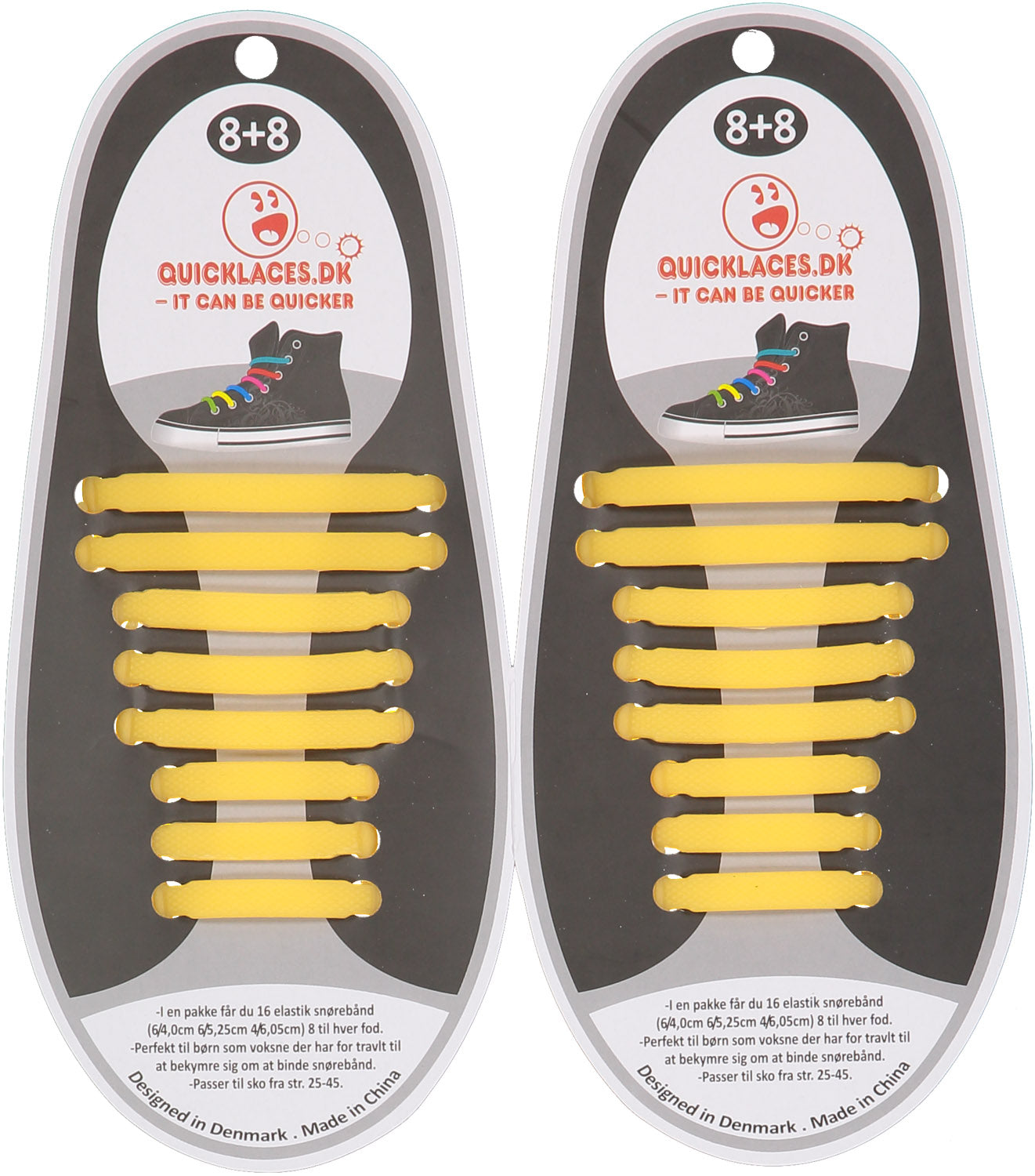 Elastik snørebånd, glow in the dark