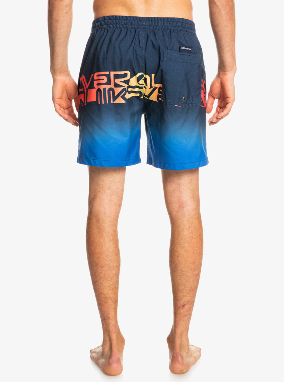 Word Block 17" badeshorts