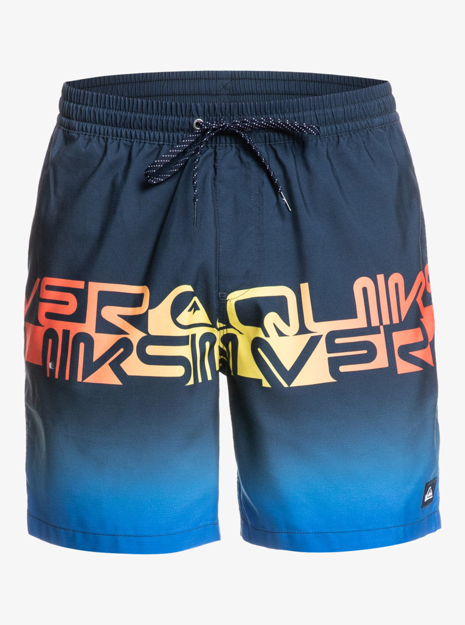 Word Block 17" badeshorts