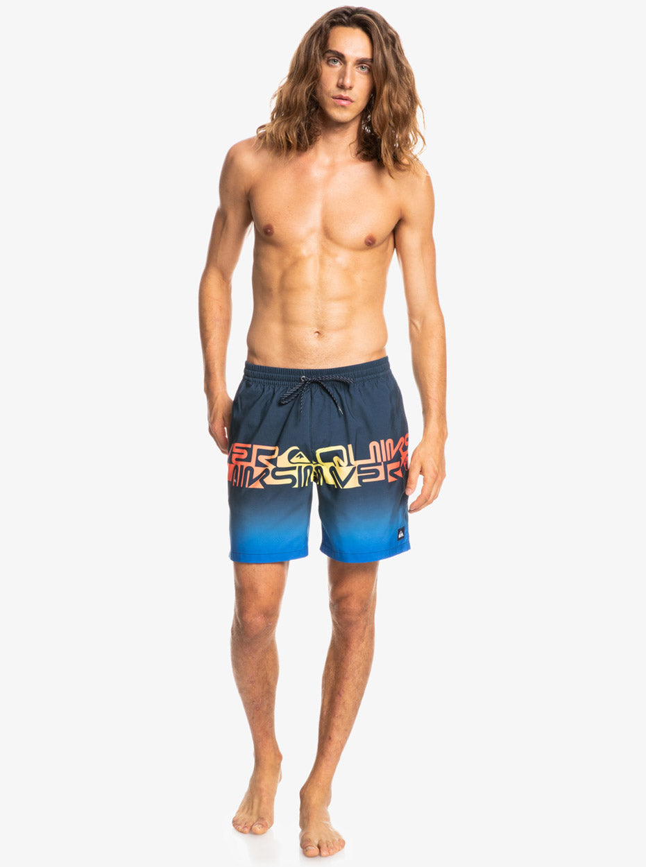 Word Block 17" badeshorts