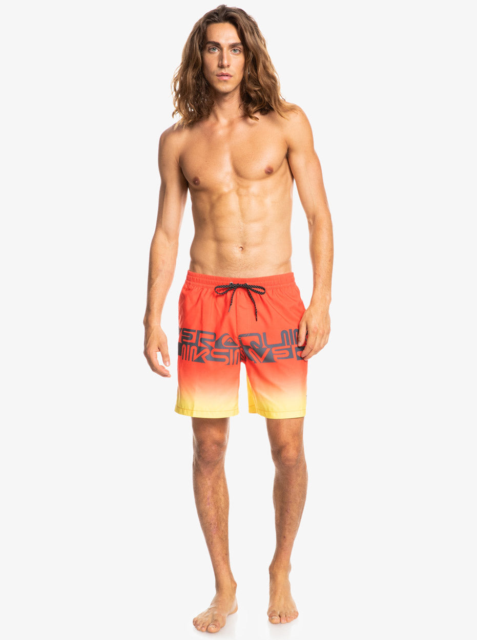 Word Block 17" badeshorts