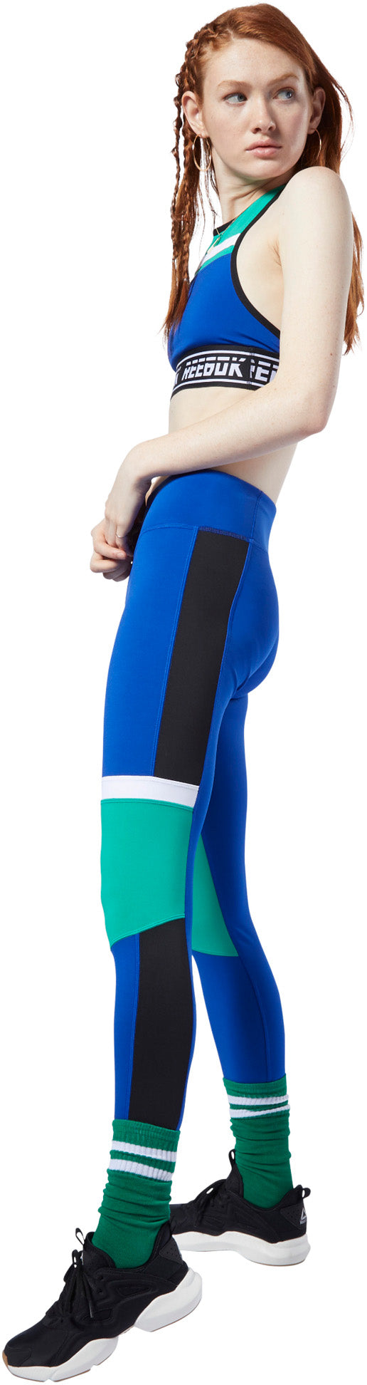 Meet You There Panelled Tights