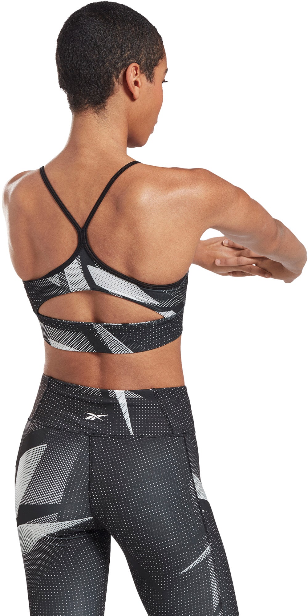 Meet You There AOP Tri-Back sports bh