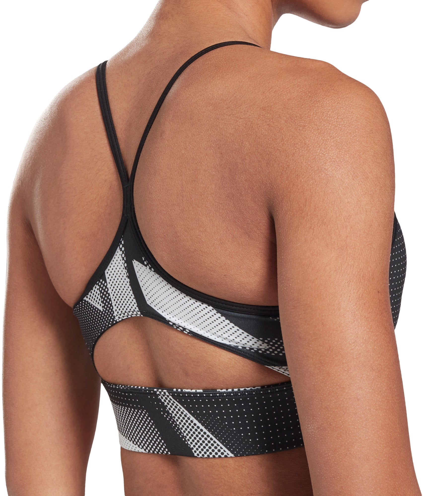 Meet You There AOP Tri-Back sports bh