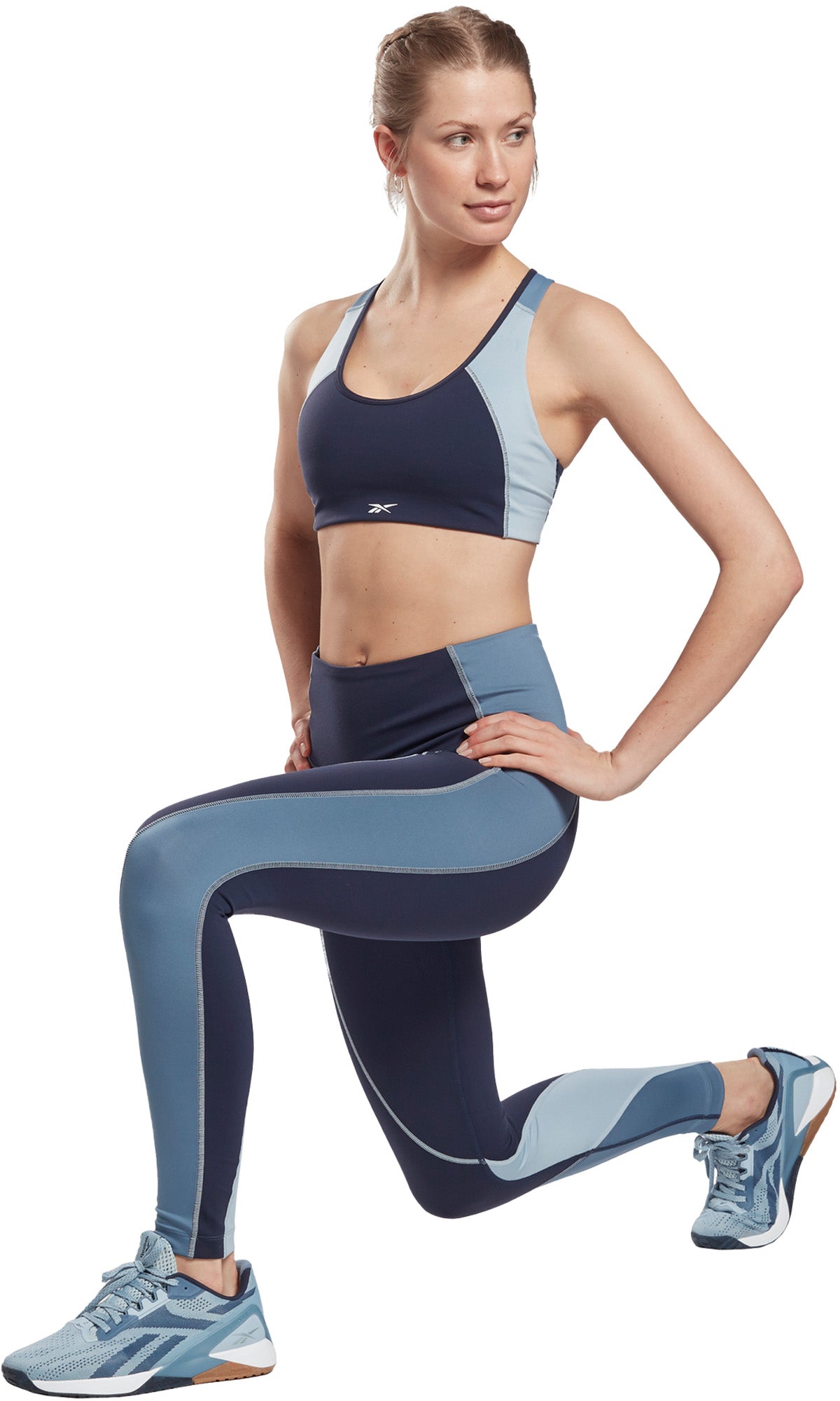 Lux Racer Padded Colorblock sports bh