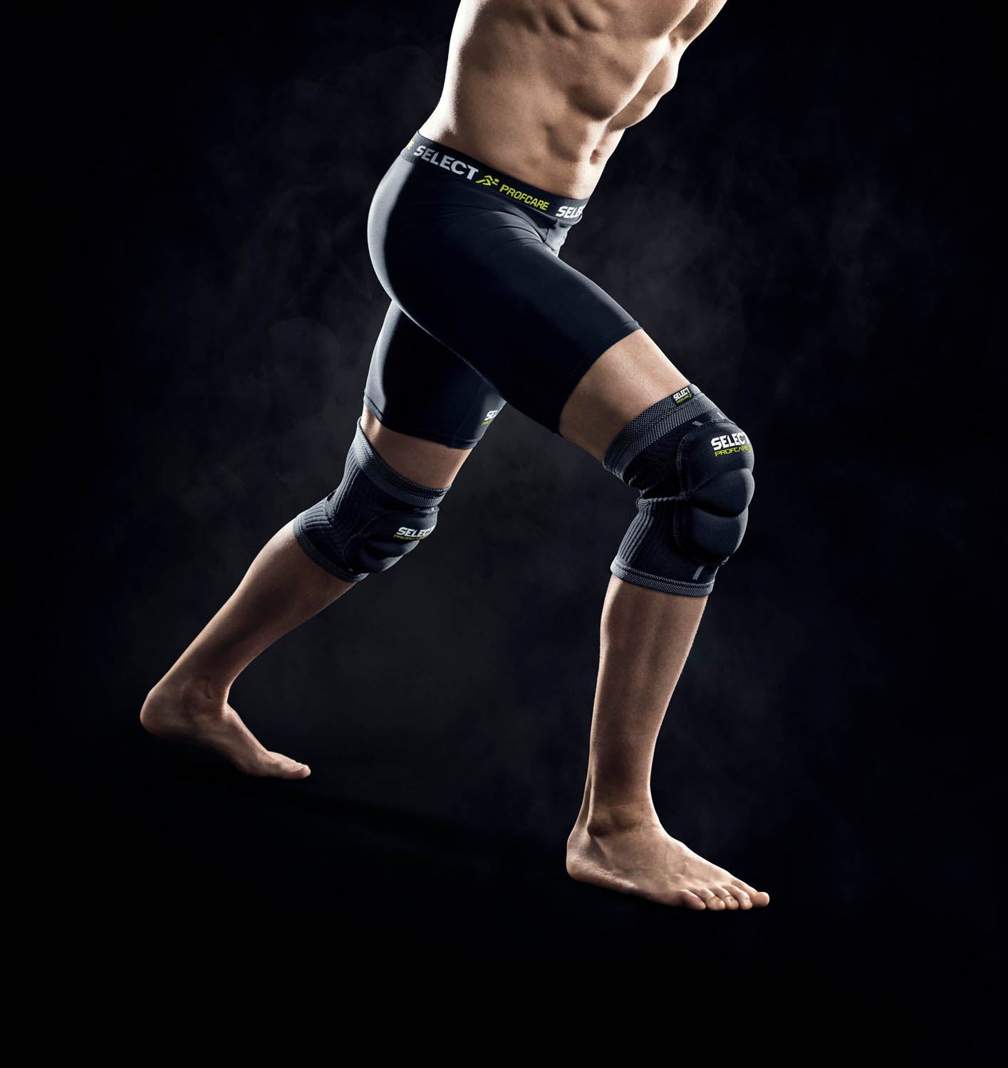 Elastik-Knæbind med pude (2. stk)