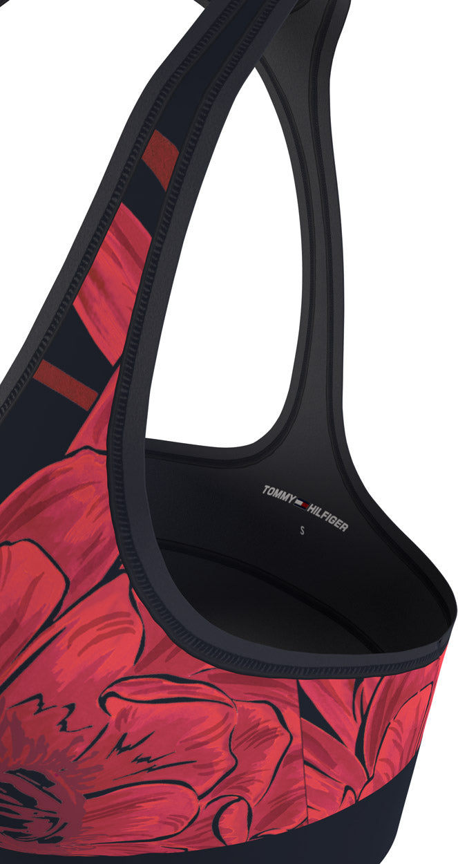 Sport Floral Racerback Medium Support sports bh