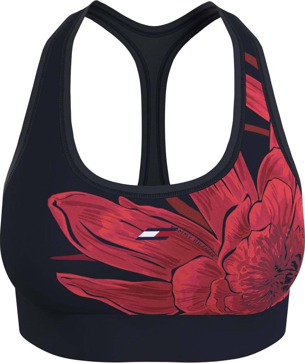 Sport Floral Racerback Medium Support sports bh