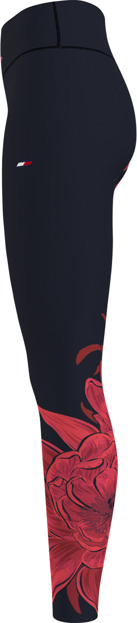 Sport Floral Print Full Length tights