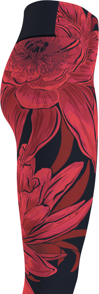 Sport Floral Print Full Length tights