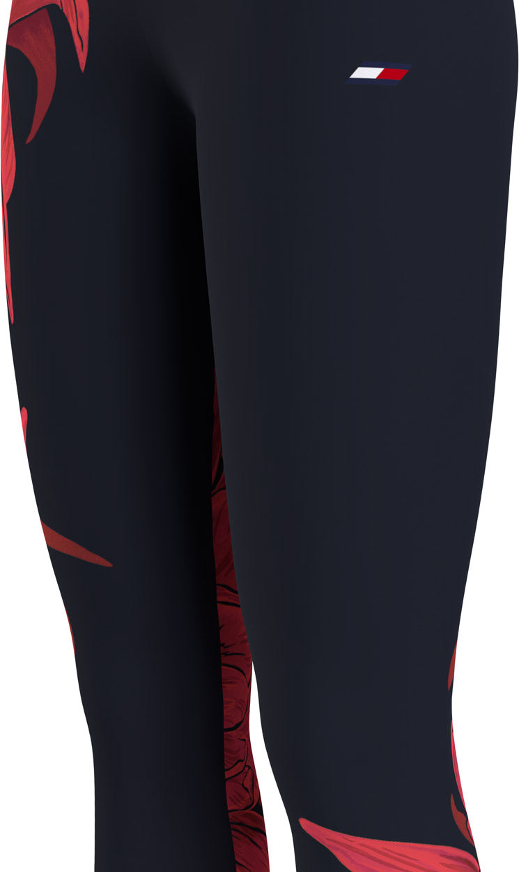 Sport Floral Print Full Length tights