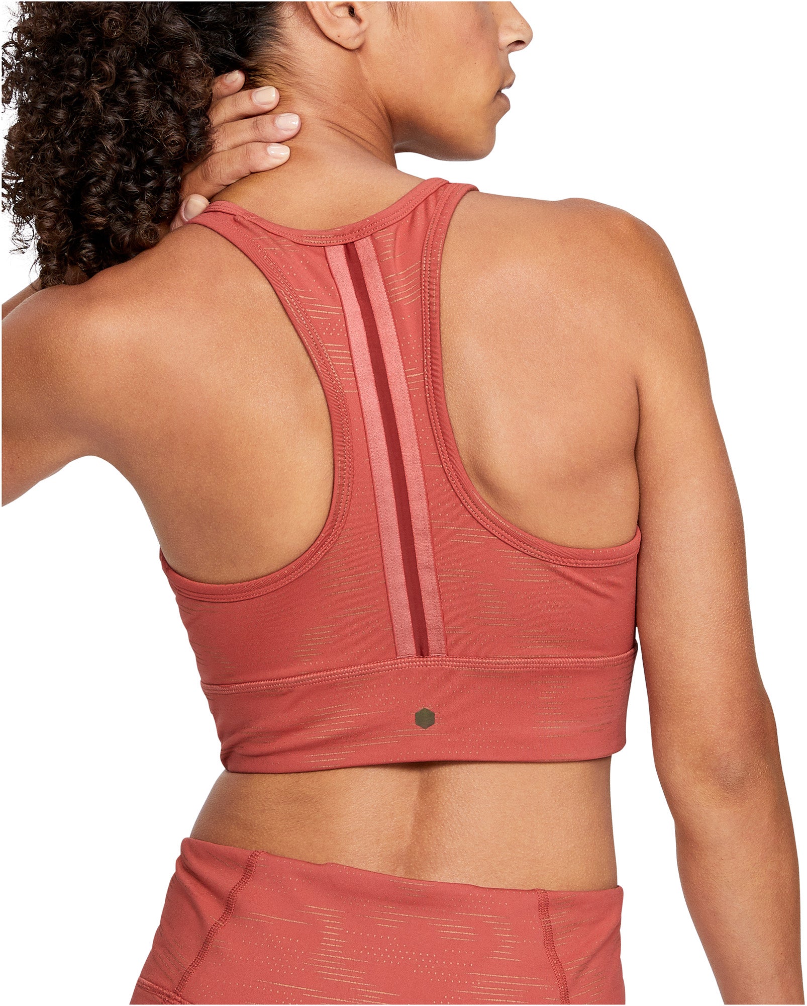 RUSH Metallic Sports Bra