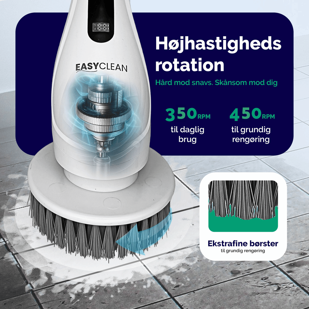 EasyBrush Pro™ | Den ultimative elektriske rengøringsbørste