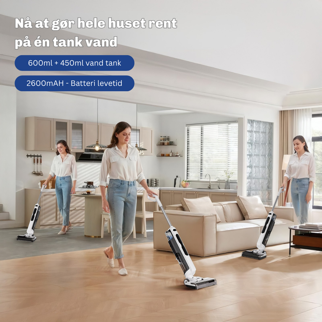 Easy Gulvvask og støvsuger