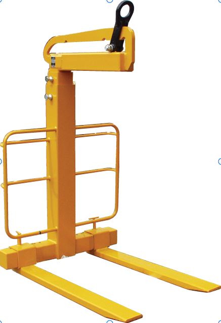 BSV PG120/1,75 Pallgaffel Bygel, Justerbara Rörgafflar, Teleskopisk 40x100x970 mm WLL 1750/2000kg