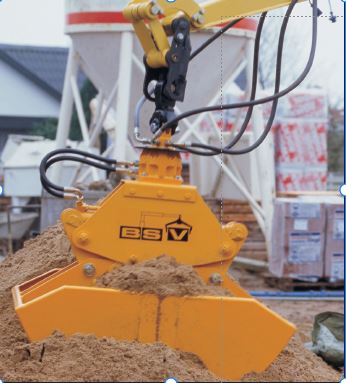 Ladda bild i galleriet, BSV Combi 722 Hydraulisk skopa utbytbara gripare 120/200 L
