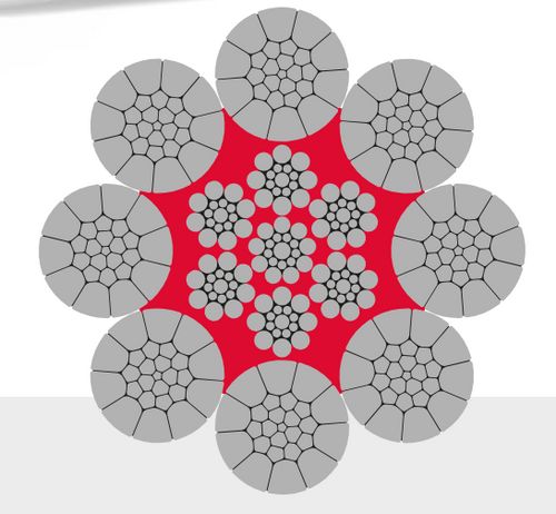 Diepa X5 Kranvajer Ømm 4-14 / 15-43 / 44-65 / 66-100 EWL: Valfri längd