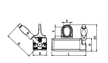 FX Lift Permanent Lyftmagnet WLL: 2T