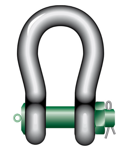 Schackel Green Pin® Heavy Duty Bow Schackel P-6036 WLL: 900T