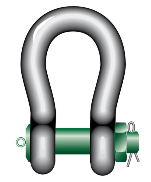 Schackel Green Pin® Heavy Duty Bow Schackel P-6036 WLL: 800T