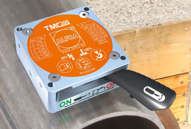Ladda bild i galleriet, Alfra TMC 300R  Inbyggnadsmagnet för runda ytor WLL: 100kg
