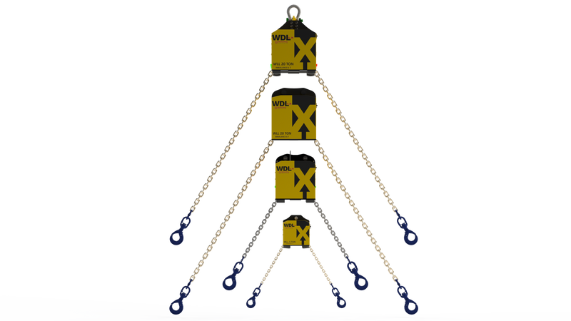 Ladda bild i galleriet, Pewag Levo LB Load Balancer frikoppling blixtljusvarnare WLL 100T ( Imbalance 30T)
