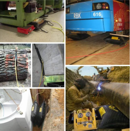 Ladda bild i galleriet, Vetter pneumatisk Lyftkudde V10, WLL 10T 37x37 cm, 8 bar
