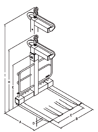Ladda bild i galleriet, BSV PG120/1,75  Pallgaffel Bygel Massiva justerbara gafflar  30x150x970 mm WLL 2000kg
