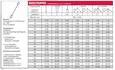 De Ruiter Stållinestropp 2 öglor RHOL - 13mm WLL 2T
