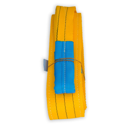 WDL  Bandstropp 2 öglor  WLL: 3T - Gul - 90mm/10m