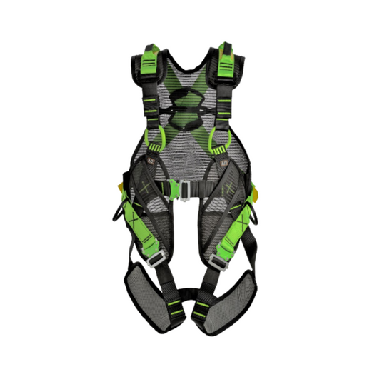 Protekt P-500 Fallskyddssele med klicklås- stl M-XL Grön/Röd/Gul/Lila