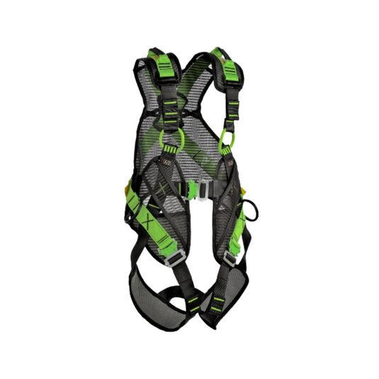 Protekt P-500 Fallskyddssele med klicklås- stl S Grön/Röd/Gul/Lila