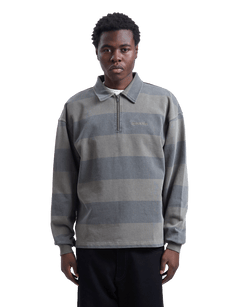 Half Zip Polo Sweatshirt