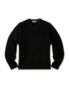 V-Neck Merino Wool Layered Sweater