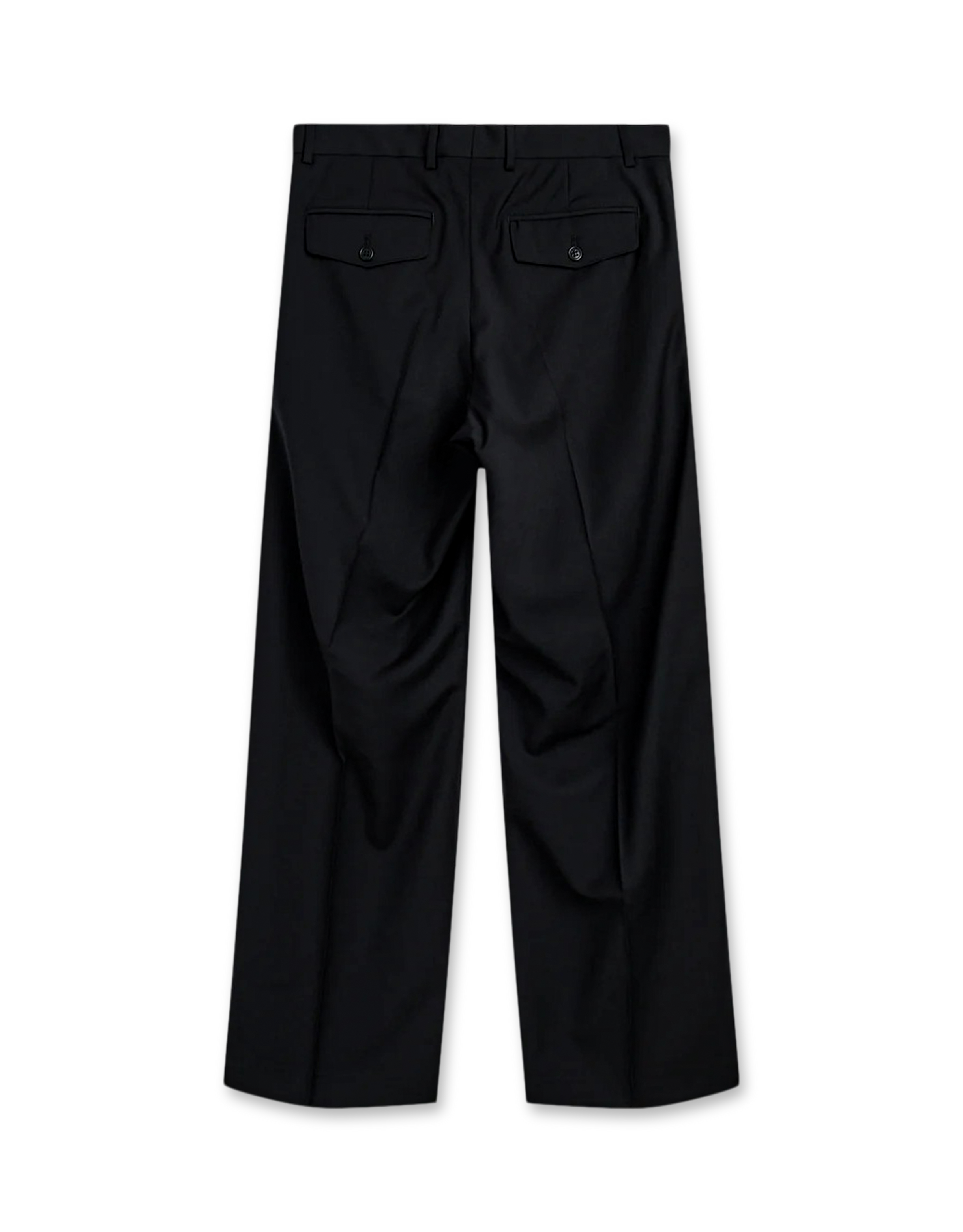 Wide Pleated Trouser Tropical Wool