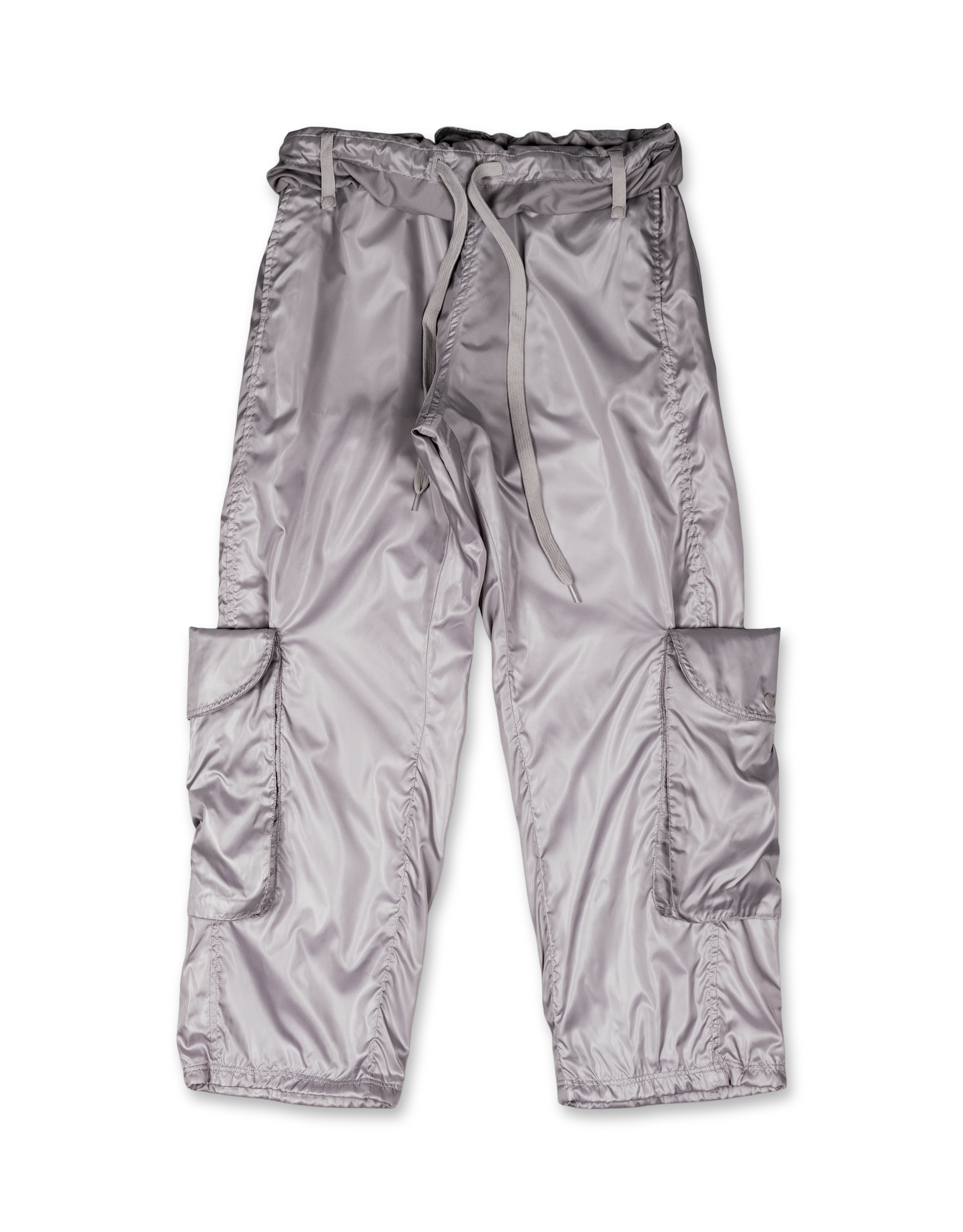 Rolled Waist Cargo Wind Pants
