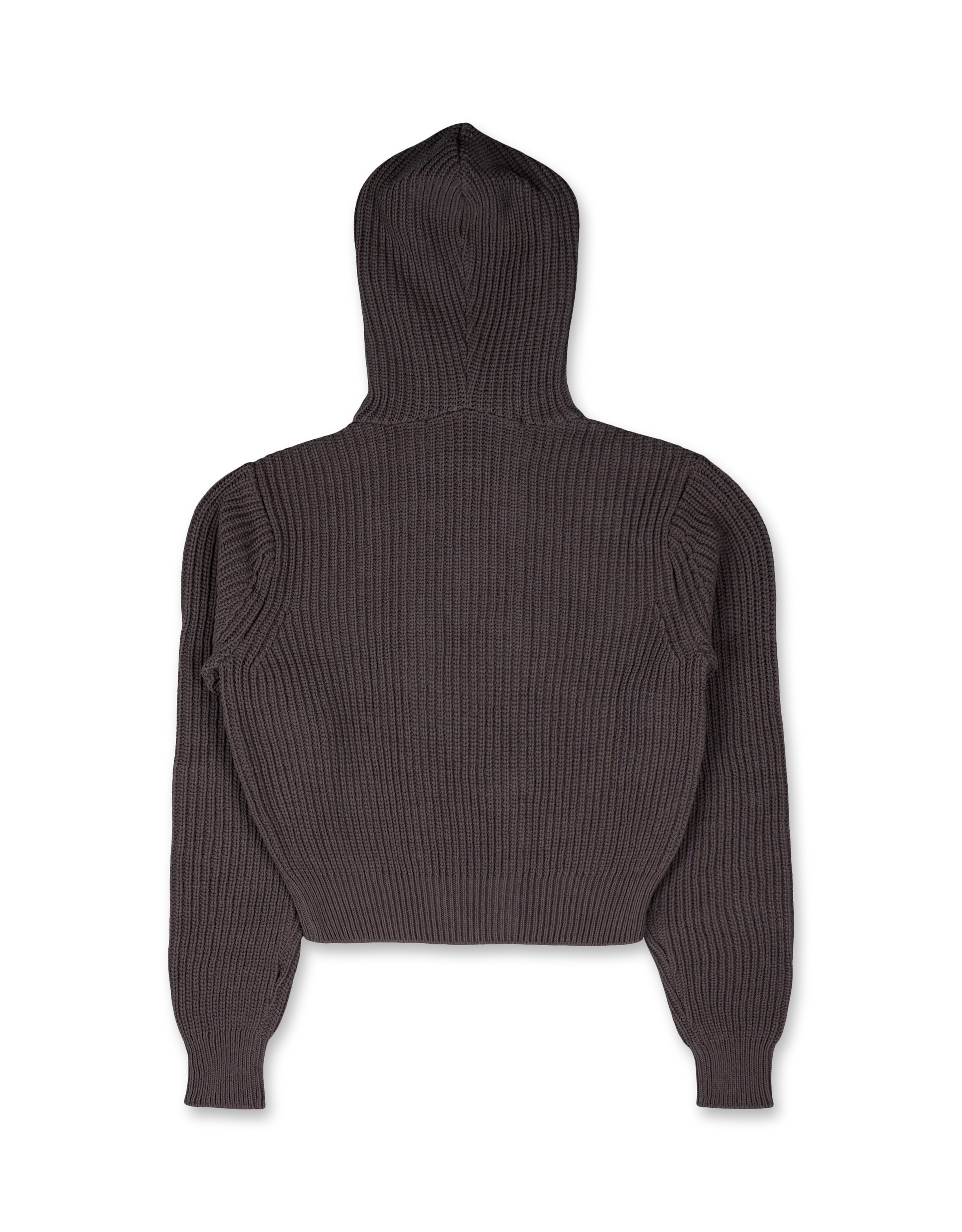 Hooded Button Cardigan