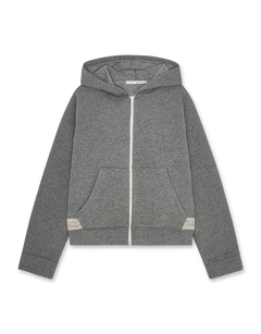 Lace Zip-Up Hoodie