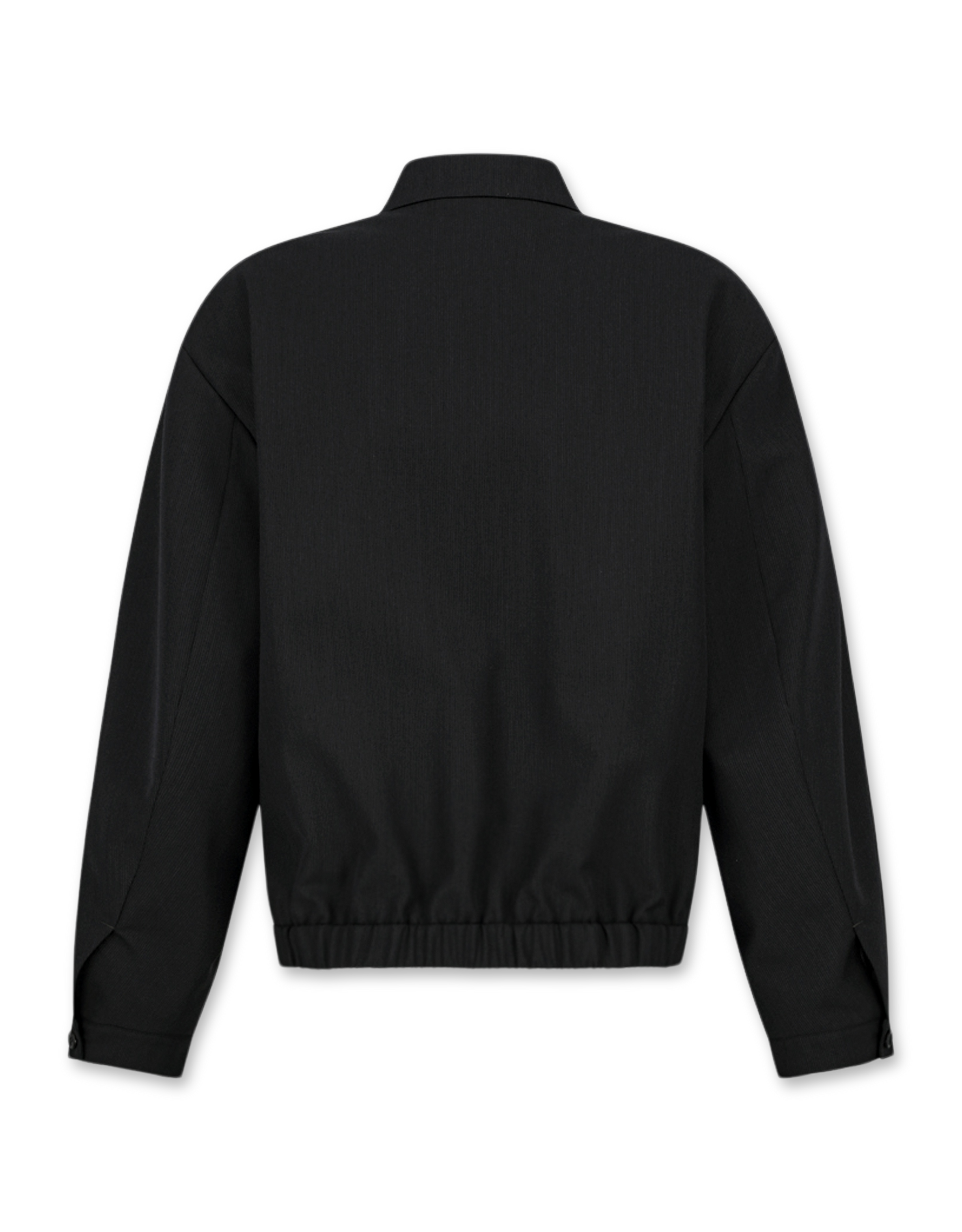 Wool Stripe Zip-Up Jumper