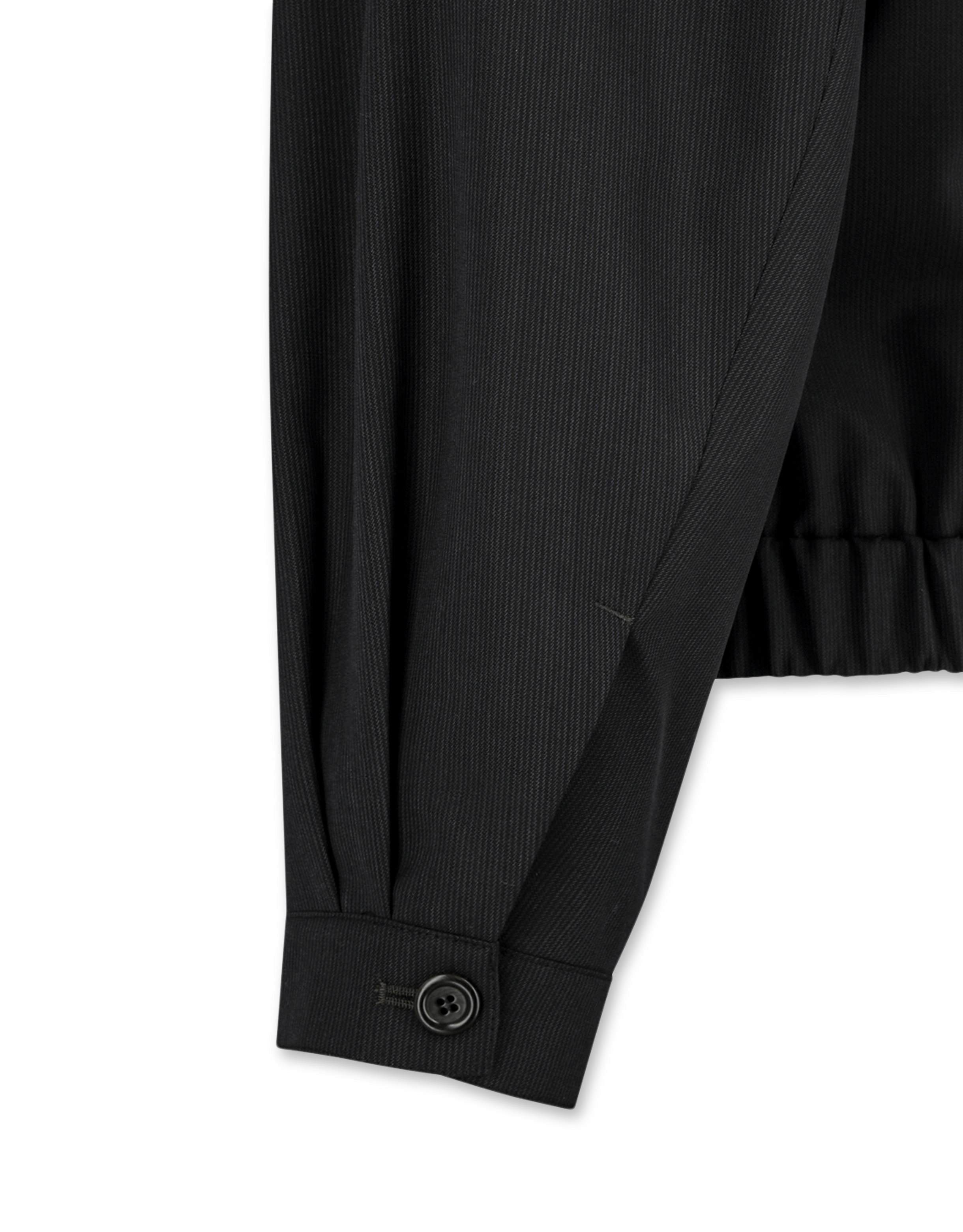 Wool Stripe Zip-Up Jumper