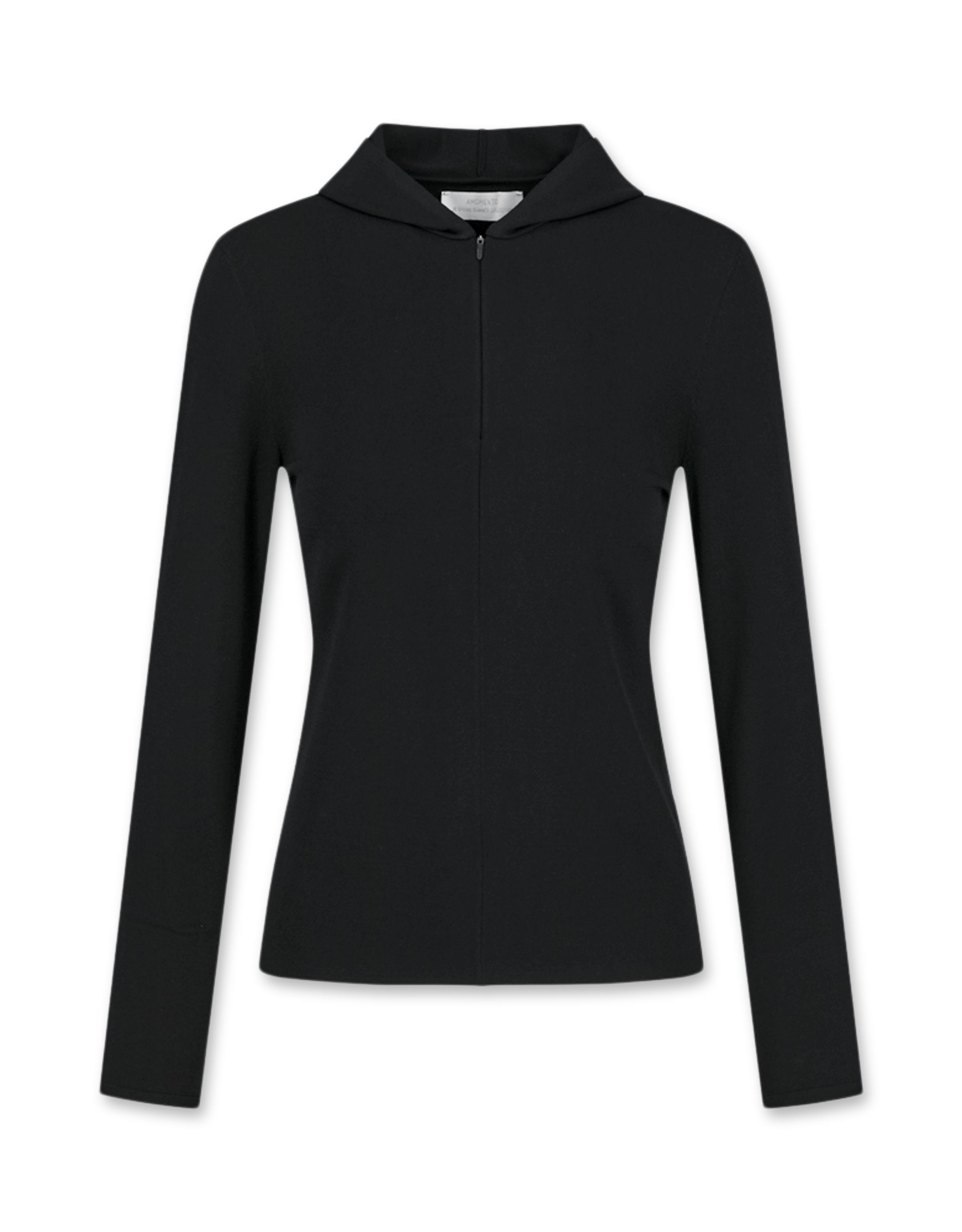 Half Zip-Up Knit Hoodie