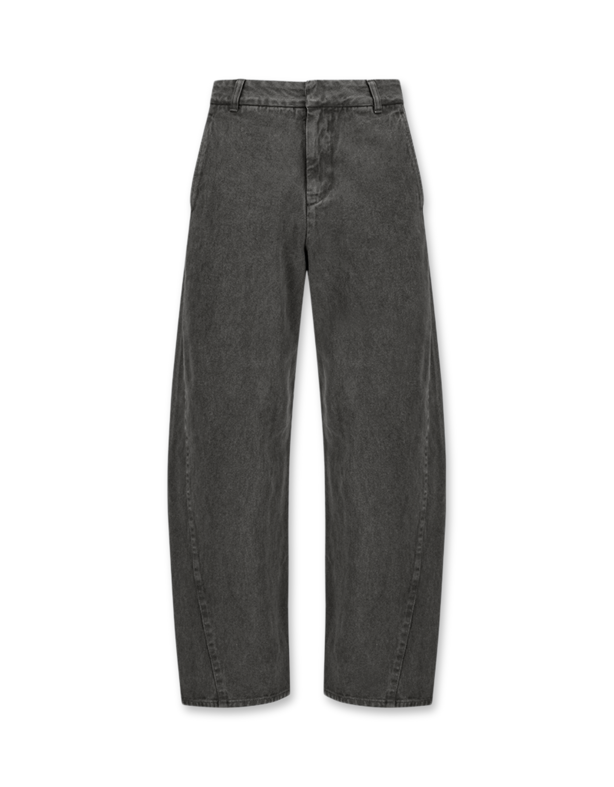 Garments Dyed Curved Seam Denim