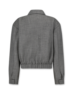 Wool Crop Zip-Up Jumper