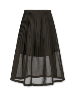 Pleated Midi Skirt
