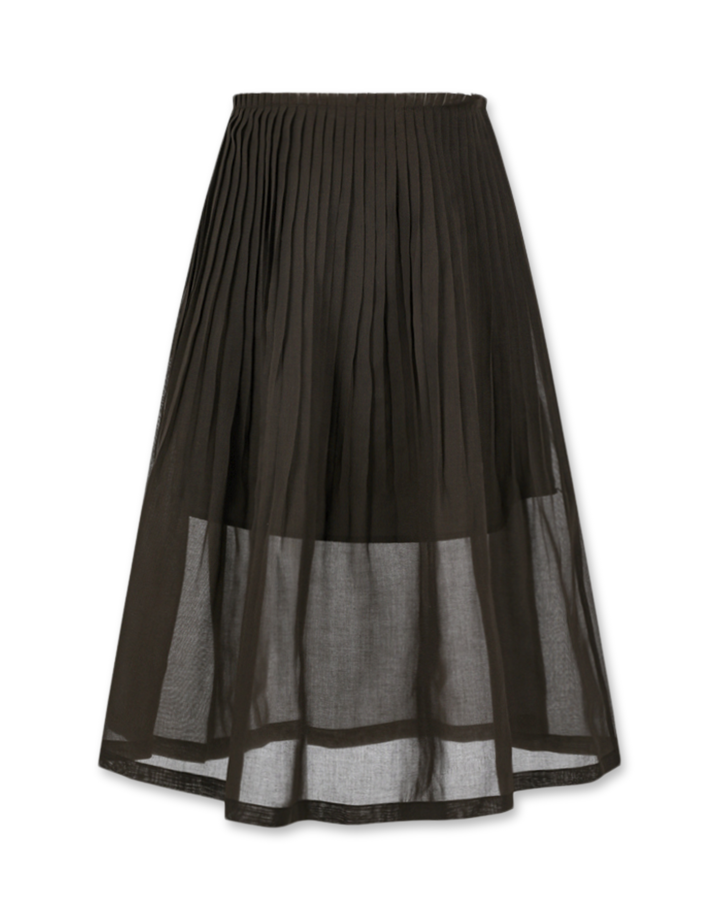 Pleated Midi Skirt