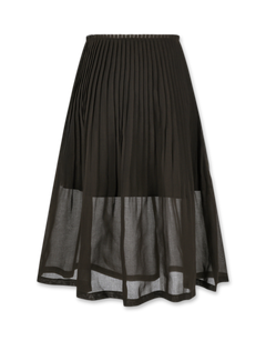 Pleated Midi Skirt