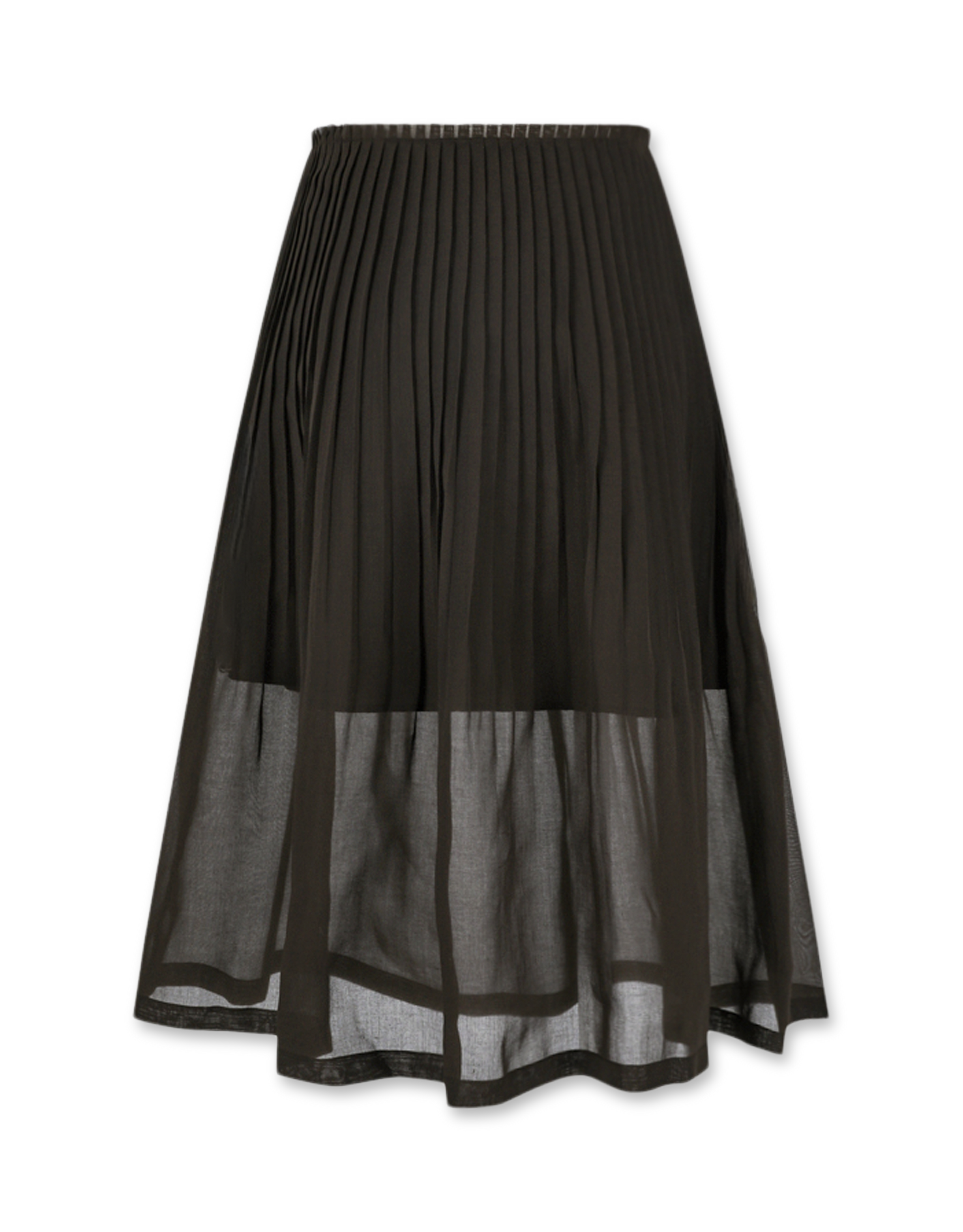 Pleated Midi Skirt