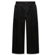 COOR Banding Waist Washed Double Pleated Cotton Trousers | Rezet Store